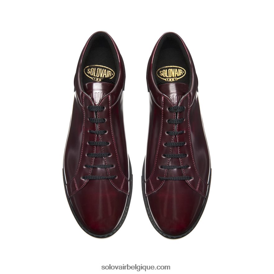 Solovair Paniers Végétaliennes Rub-off Rouge Cerise 070 48f40r232