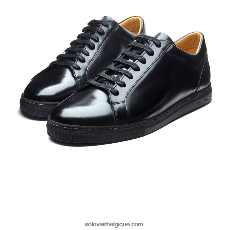 Basket Solovair Noir Brillant 070 48f40r226