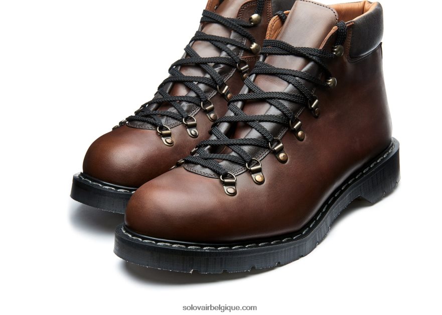 Femmes Solovair Gaucho Cheval Fou Randonneur Urbain 48f40r335