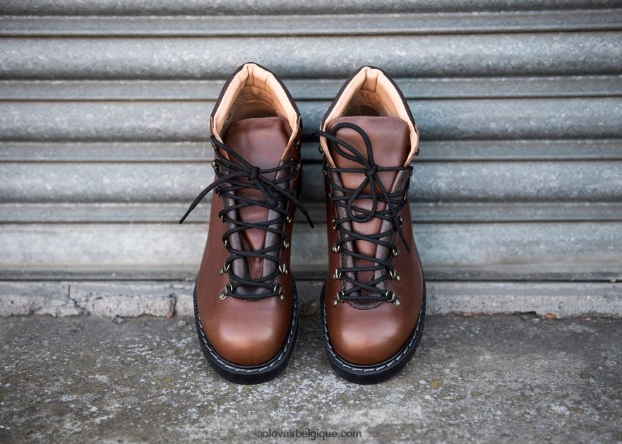 Femmes Solovair Gaucho Cheval Fou Randonneur Urbain 48f40r335