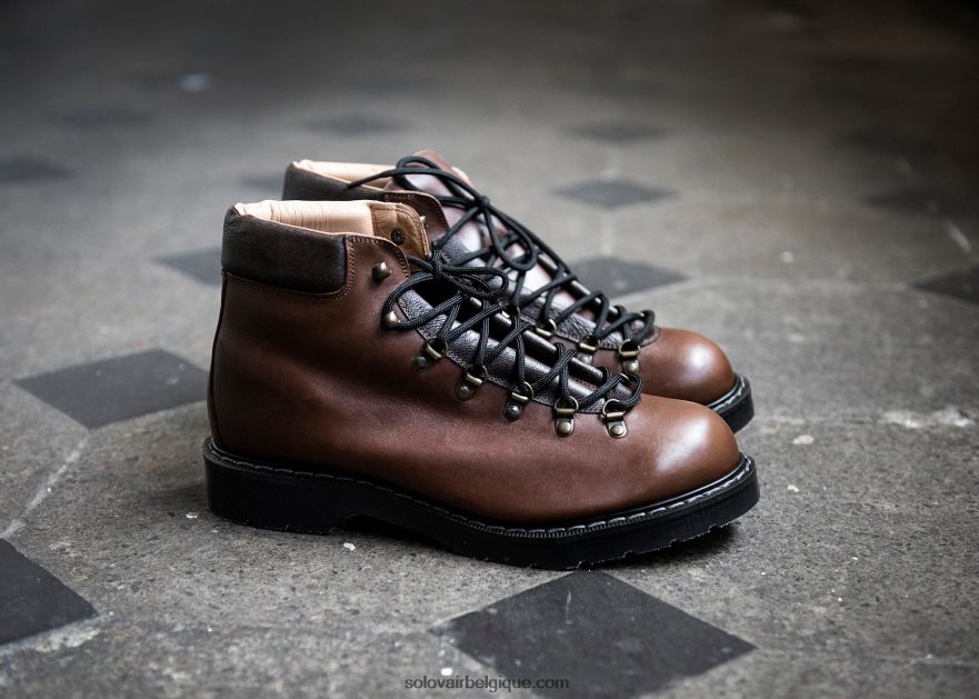 Femmes Solovair Gaucho Cheval Fou Randonneur Urbain 48f40r335