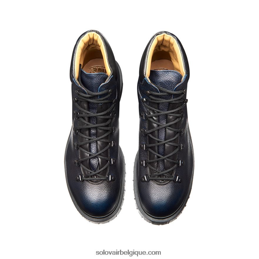 Femme Solovair Randonneur Urbain Grain Marine 48f40r337