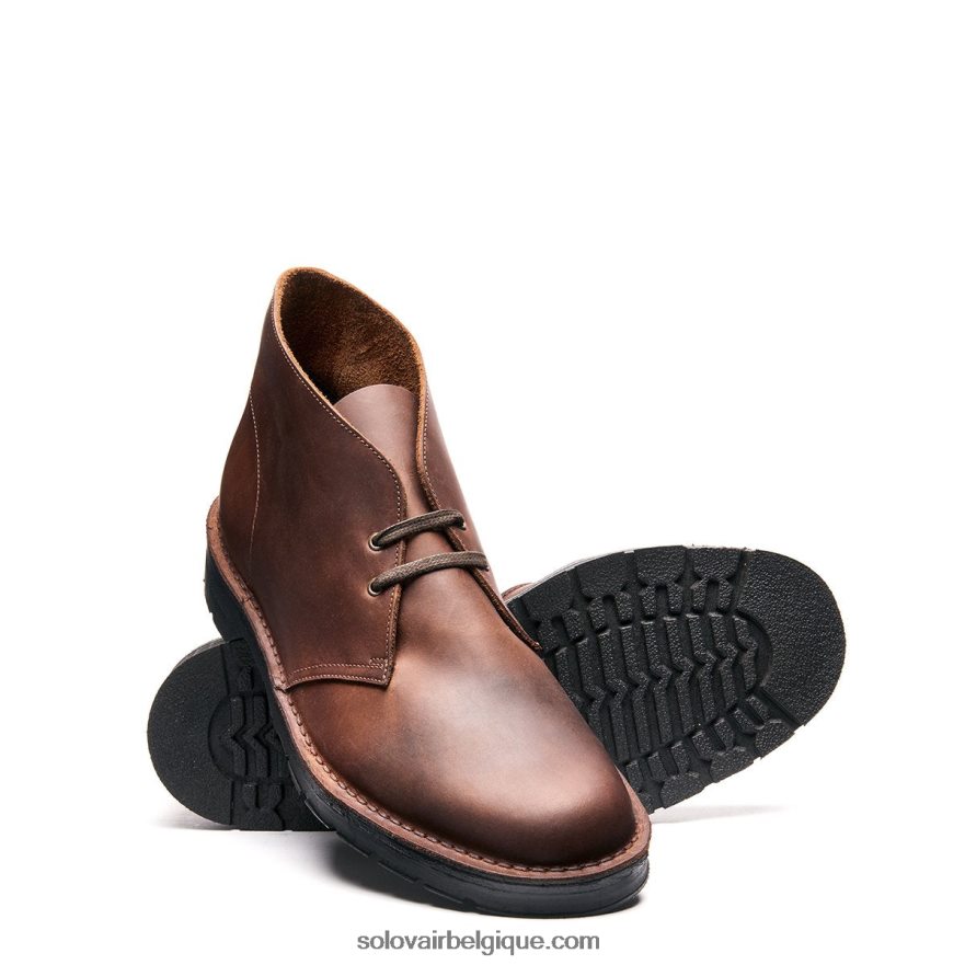 Hommes Solovair Botte Chukka Cheval Fou Gaucho 48f40r33