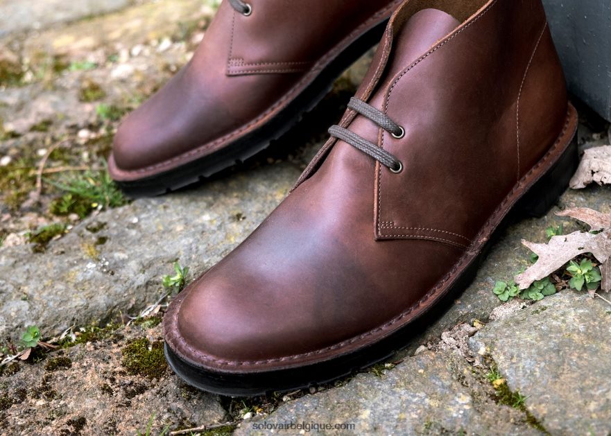 Hommes Solovair Botte Chukka Cheval Fou Gaucho 48f40r33