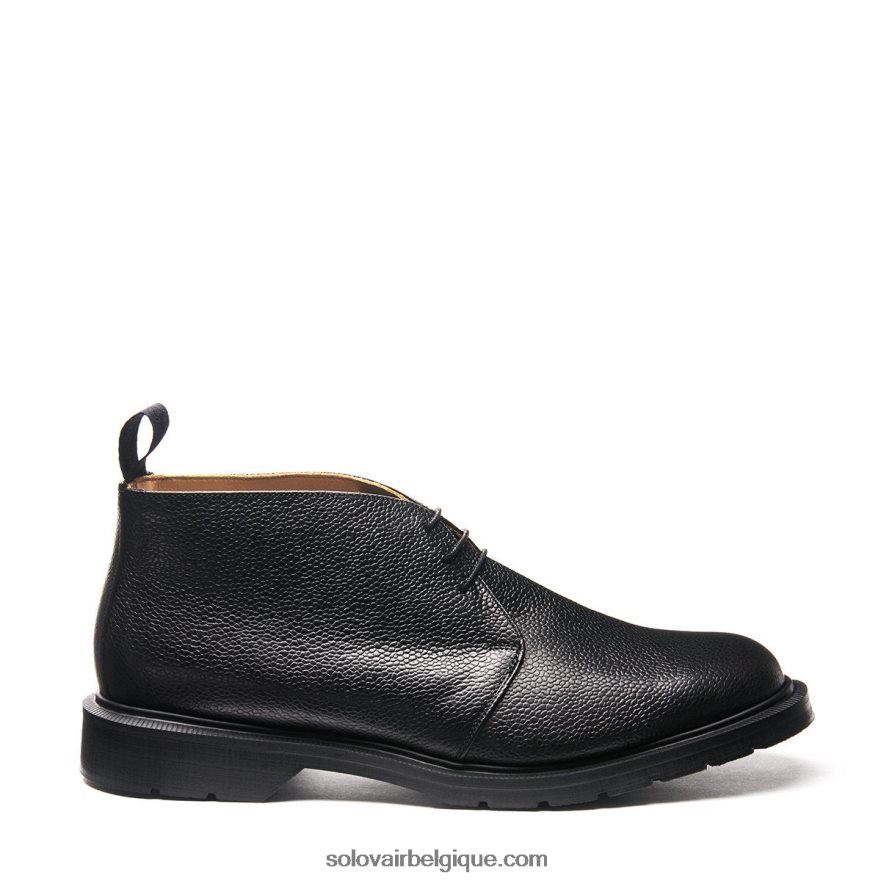 Homme Solovair Bottine Chukka Grain Noir 48f40r29