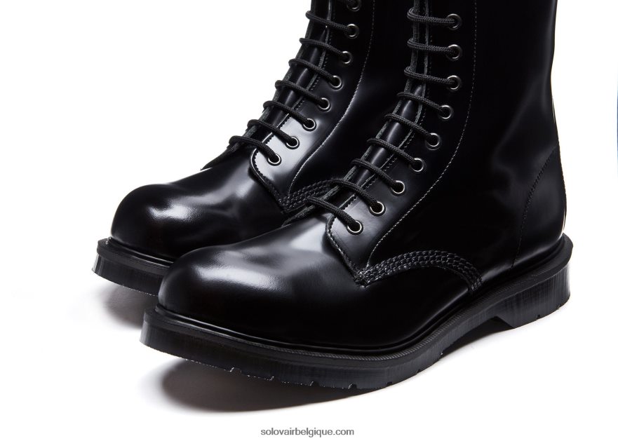 Homme Solovair Highlander Bottine Derby à Bout En Acier à 11 œillets 48f40r127
