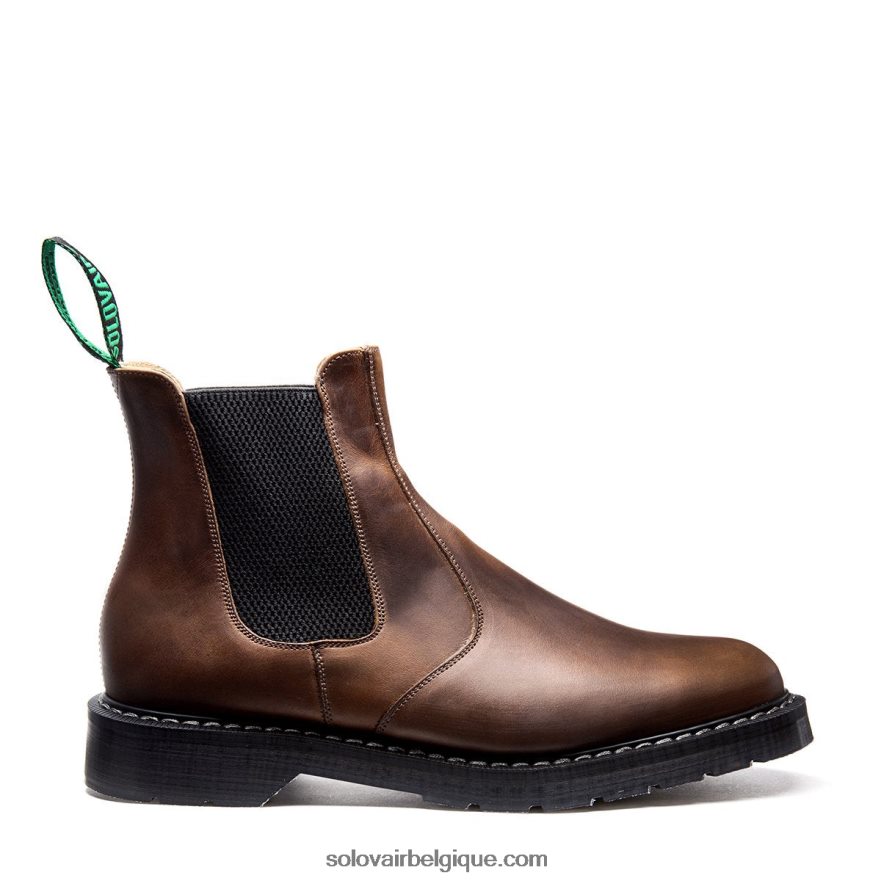 Hommes Solovair Botte De Marchand De Chevaux Fou Gaucho 48f40r41