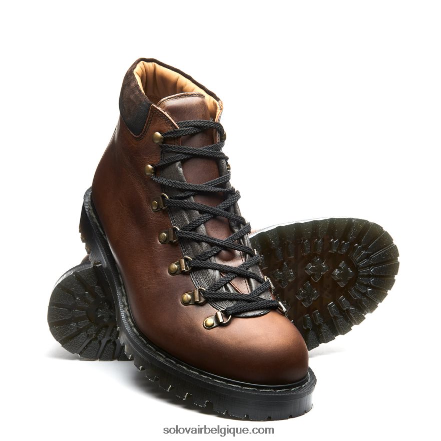 Hommes Solovair Randonneur Urbain Marron Gaucho 48f40r142