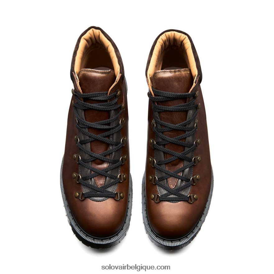 Hommes Solovair Randonneur Urbain Marron Gaucho 48f40r142