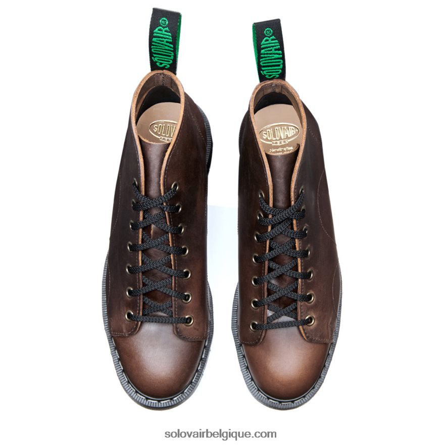 Hommes Solovair Botte De Singe Cheval Fou Gaucho 48f40r143