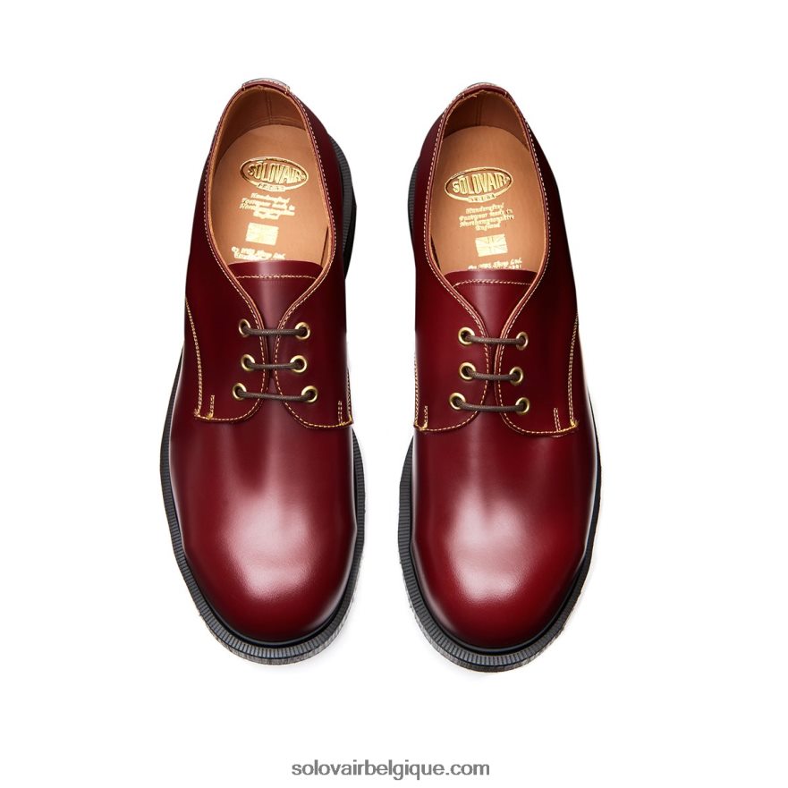 Hommes Solovair Chaussure Gibson à Bout En Acier Du Sud 48f40r225