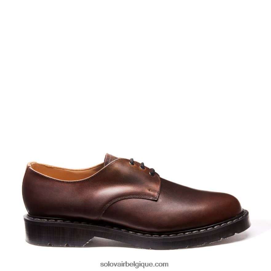 Hommes Solovair Chaussure Gibson Cheval Fou Gaucho 48f40r183
