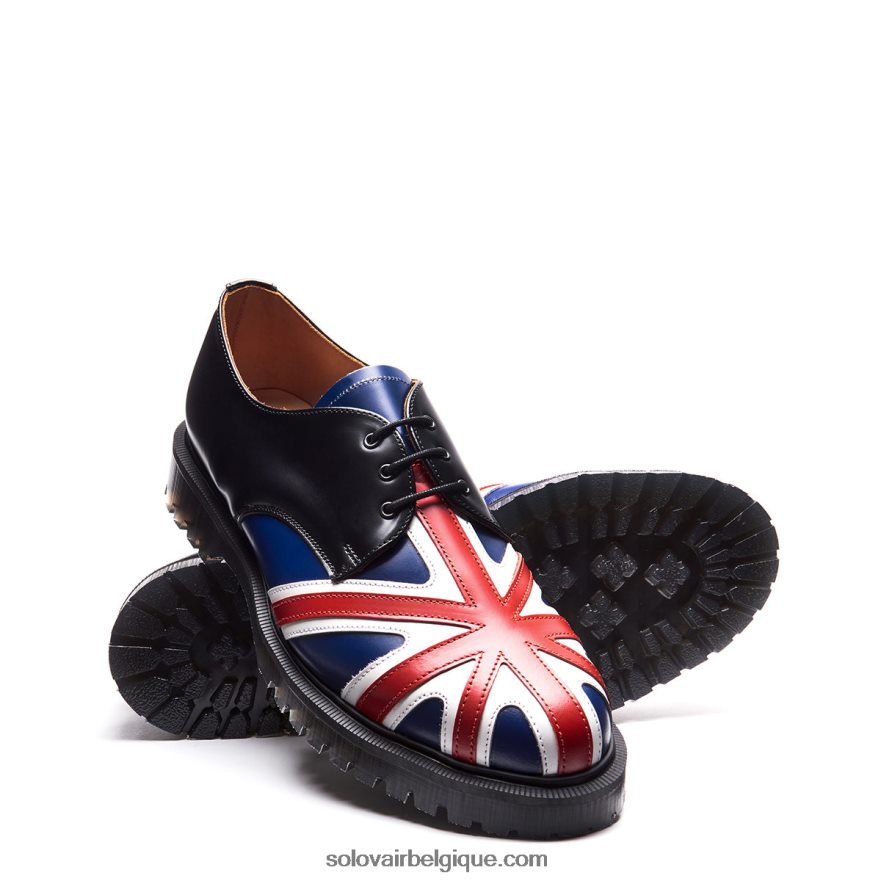 Hommes Solovair Chaussure Union Jack Gibson 48f40r196